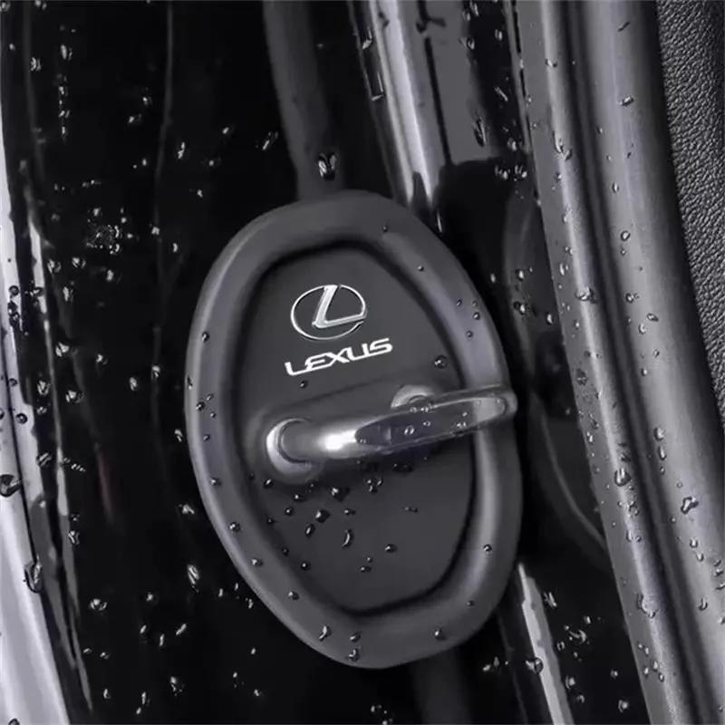 Per Lexus ES200RX300NX200/UX, protezione per serratura portiera auto, cuscinetto ammortizzatore, copertura fibbia serratura