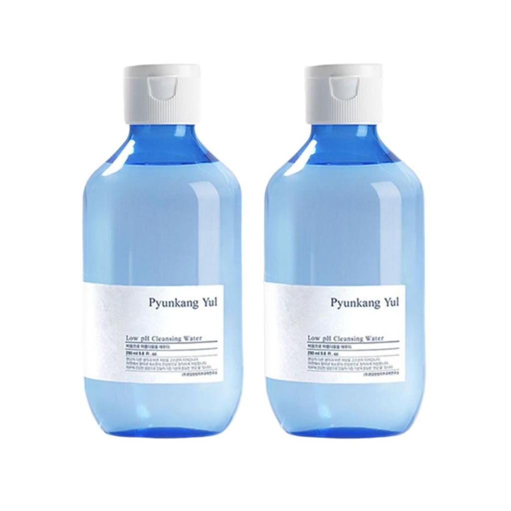 Pyunkang Yul Low pH Cleansing Water Mild Makeup Remover & Refreshing Face Cleanser Duo (290ml x 2)