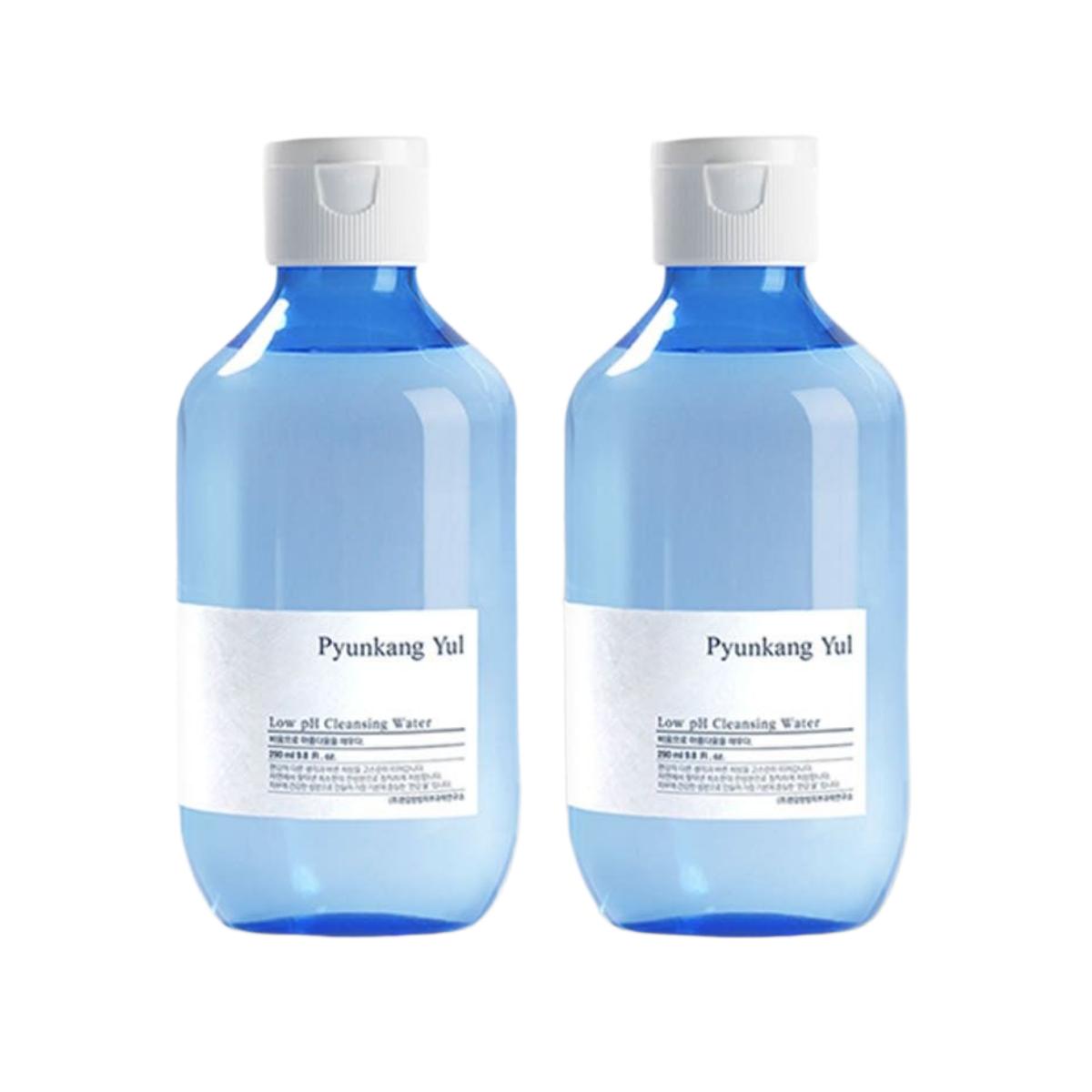 

Pyunkang Yul Low pH Cleansing Water Mild Makeup Remover & Refreshing Face Cleanser Duo (290ml x 2)