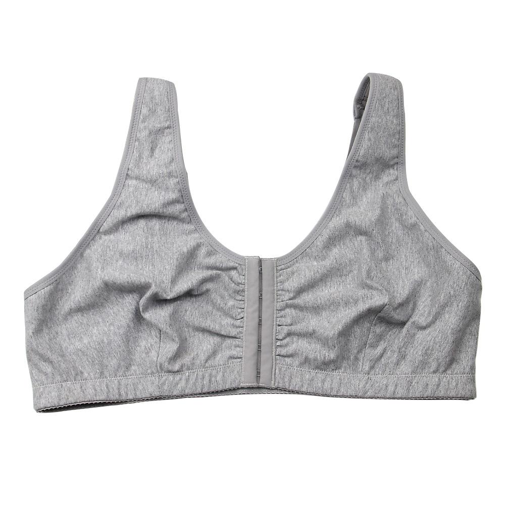 European and American Large Size Front Buckle Without Steel Ring Thin Adjustable Underwear Large Chest Small Bra