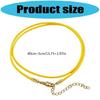 Fashionable Stainless Steel Necklace Cord Handcraft Flexible Length for Fashion Enthusiasts