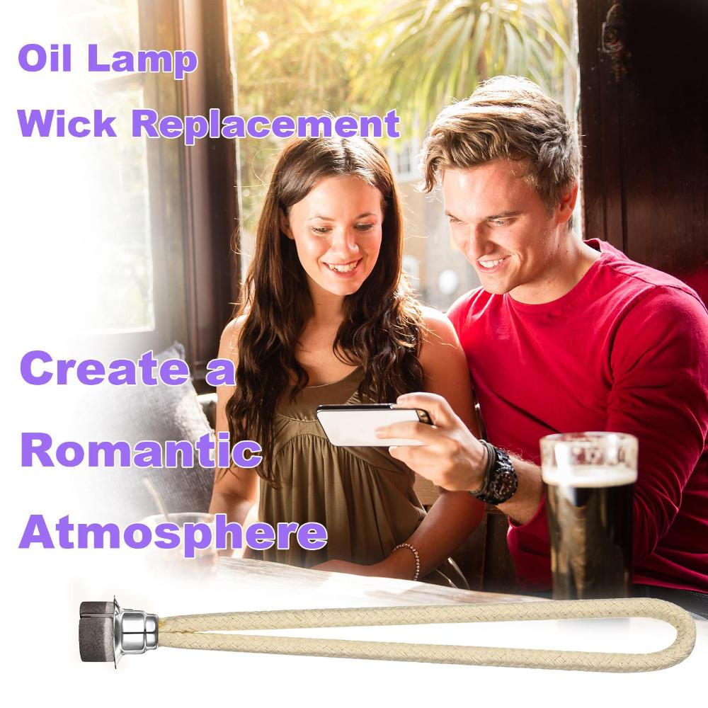 Easter Mother's Day 18 mm/13mm Oil Lamp Wick Replacement Fragrance Lamps Wick Air Tightly Control Catalytic Burner