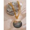 Eetit Summer Big Shell Pendant Necklace Ocean Series Statement Stainless Steel Chain Popular Attractive Jewelry Recommend