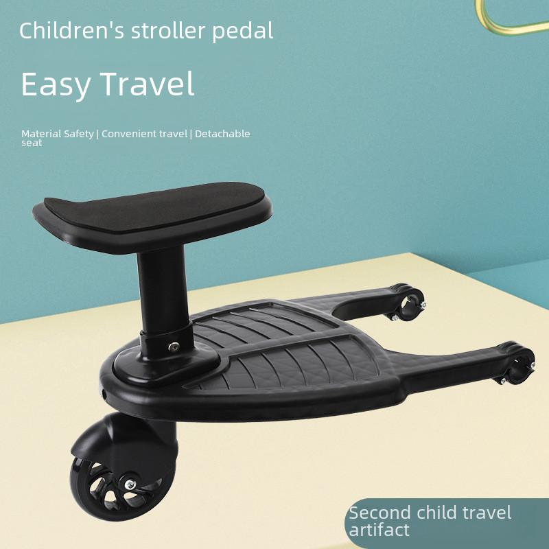 Pushchair Buggy Board Baby Stroller Auxiliary Pedal Seats Durable Versatile