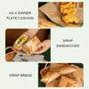 100Pcs Oil-Proof Wax Paper Food Wrapper Paper Bread Sandwich Burger Fries Wrapping Tray Basket Liners Fast Food Bread Oilpaper