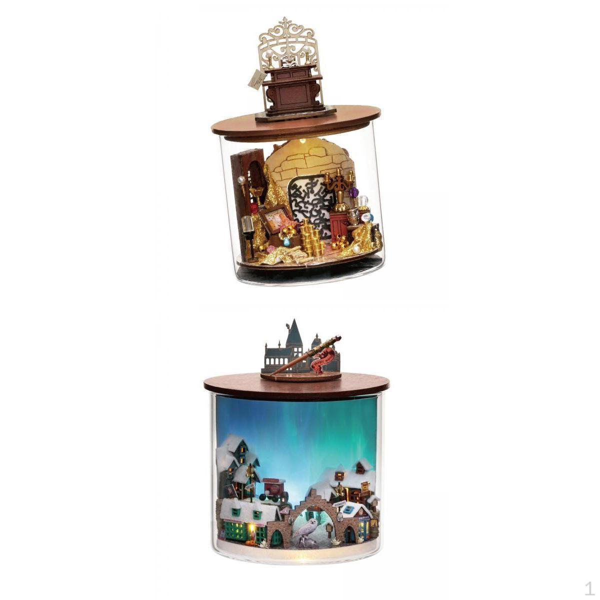 

2 DIY Miniature Dollhouse Dream Bottle Series 3D Puzzle Doll