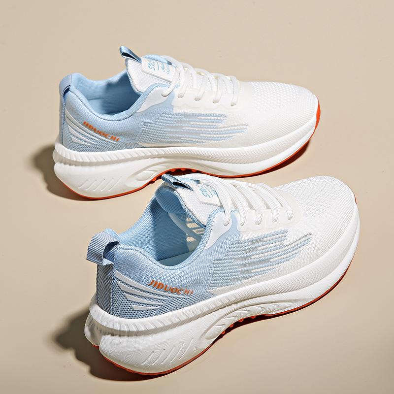 Flying shoes spring new sports shoes women's mesh breathable student casual shoes flat running