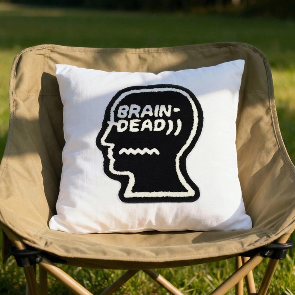 

Los Angeles BBrain Dead Cushion Cover Soft Reversible Durable Pillow Cover MultiScene Use for Home Car Daily Comfort 30x30cm