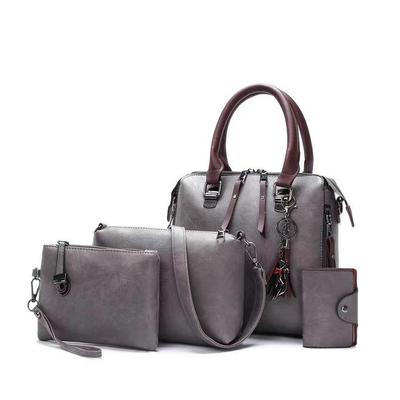2024 Retro Trend Multi-Piece Mother-and-Child Handbag: Stylish Large Capacity Shoulder Messenger Bag for Women