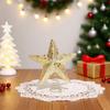 Christmas Colorful Sequin Foam Tree Top Star Christmas Tree Five-pointed Star Tree Top Layout Window Desktop Ornaments