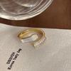 1 Pezzo Anello Colorato Smalto Design per Donne Sofisticato Minimalista Lusso Statement Moda Fascia