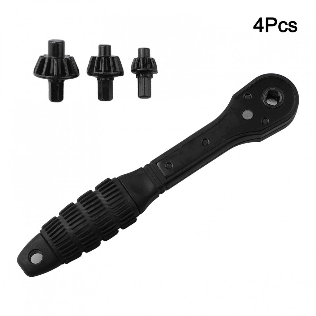 Heavy Duty Chuck Key Wrench with Ratchet Function for Drill Press Compatibility