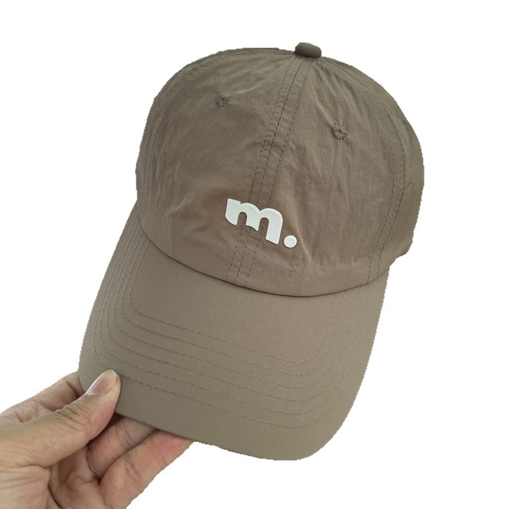 Simple widened brim, small baseball cap, women's summer shading, light and versatile quick-drying cap, trendy letters