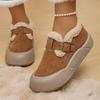 Plus - Size Women's Fleece - Lined Fuzzy Birkenstock - Style Winter Driving Moccasins, 2025 - Slip - On, Flat - Soled and Warm for Outdoor Wear