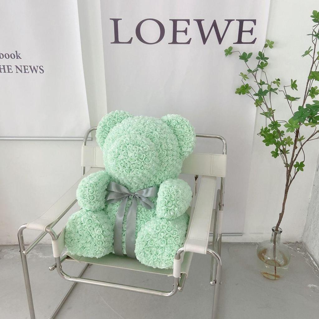 70cm Eternal Rose Flower Bear - Perfect Gift for Girlfriend, Best Friend, Valentine's, Qixi, and Birthday Celebrations