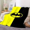 1pc Batman Flannel Throw Blanket Lightweight Soft Warm All Season Blanket for Sofa, Bed, Travel, Camping L1024165