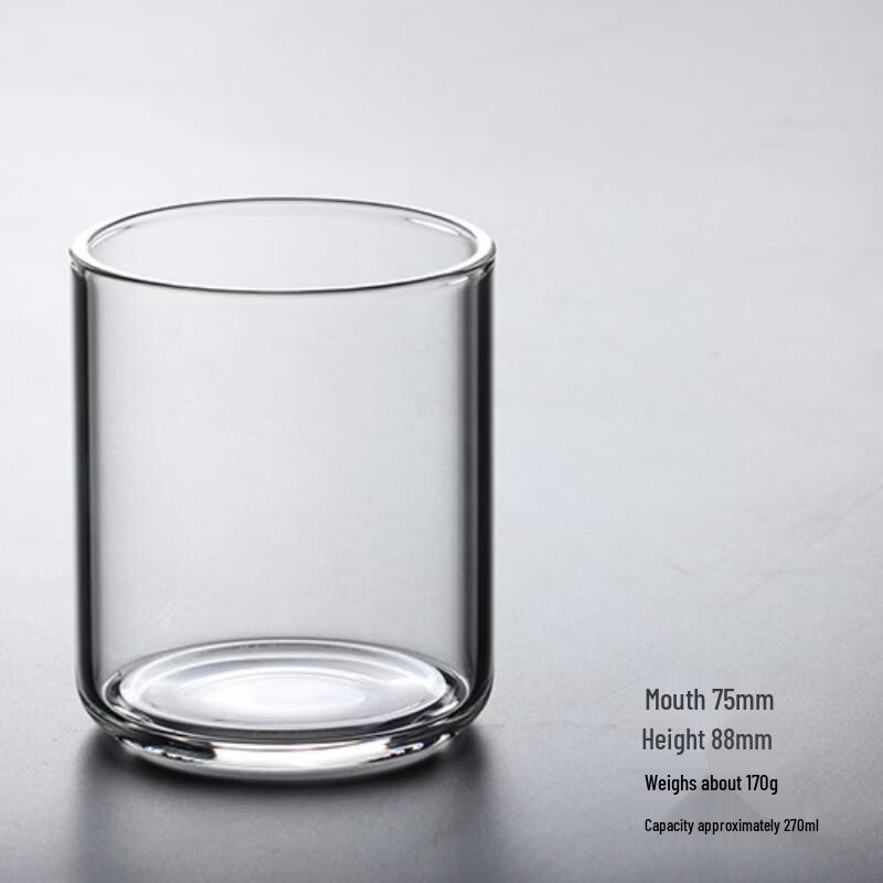 High Borosilicate Glass Drinking Tumblers (Set of 2)