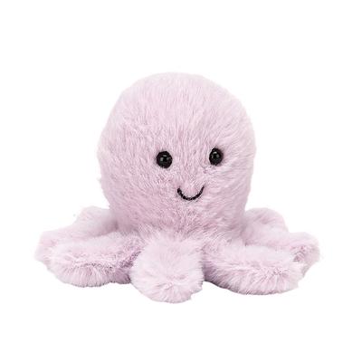 Jellycat Ocean Series Fluffy Little Octopus Trendy Doll Plush Doll 8cm Height
