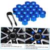 20pcs Universal 17mm Wheel Nut Covers Lug Nut Caps Screw Protector