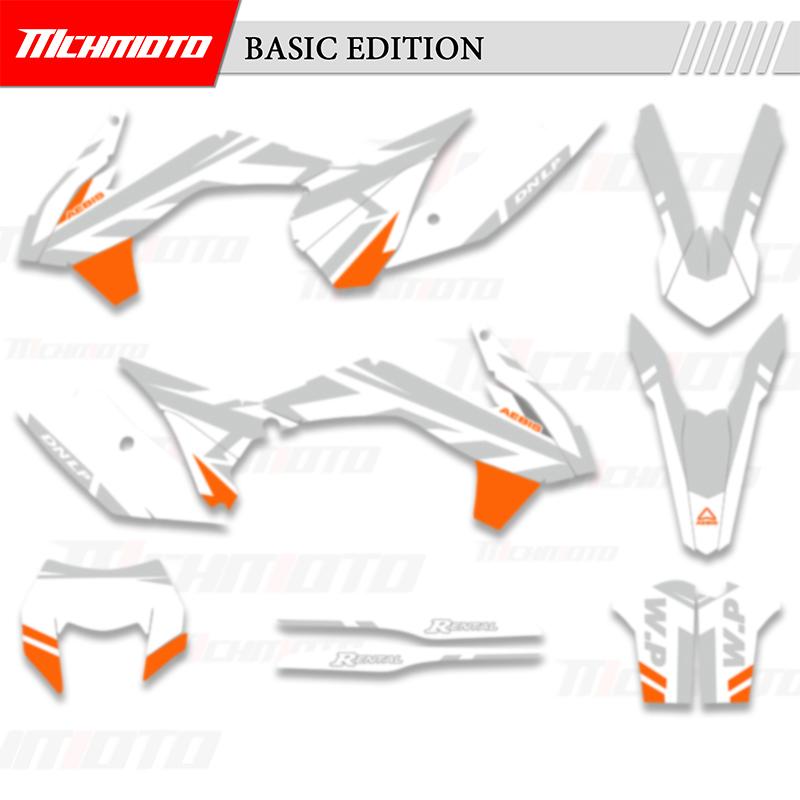 MCHMFG For KTM SX SXF XC XCF 2013 2014 2015 EXC XCW 2014 2015 2016 Graphics Decals Stickers Kits Number Name Background