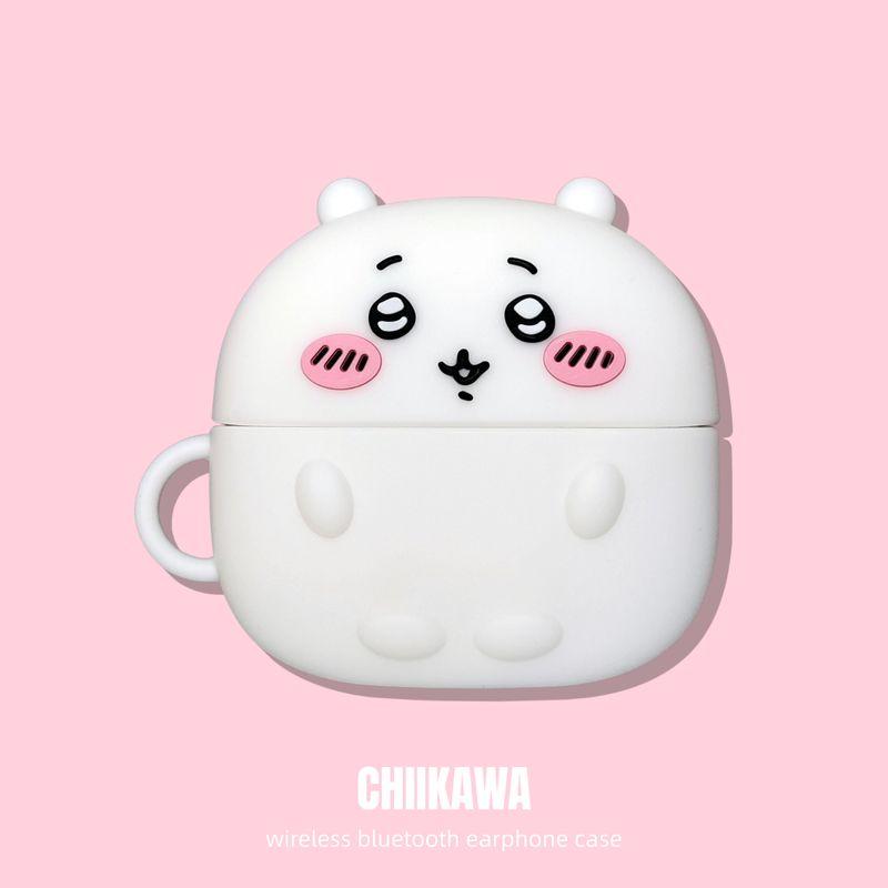 

3 Wu Saqi 4 Generation Second Generation and Third Generation Airpodspro Wireless Bluetooth Earbuds Case 4 Generation 5 Generation Chiikawa Silicone AirPods 3 Generation [Ji]]