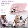 Metal Lens Stand Magnetic For Magsafe Case For iPhone 17 16 15 14 Plus 13 12 11 17 Pro Max Shockproof Wireless Charge Cover
