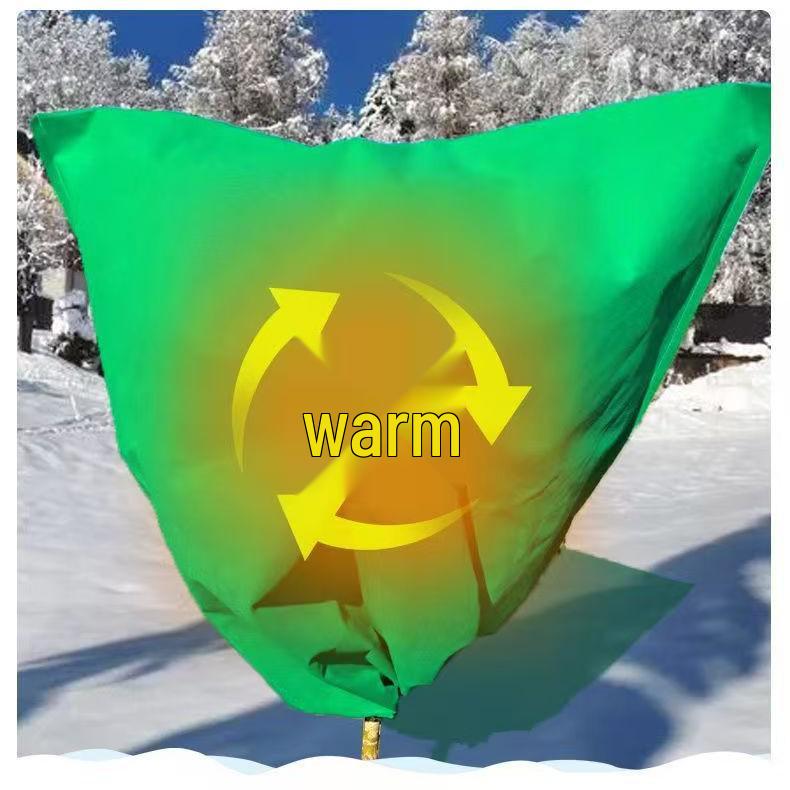 Thickened Winter Cold-Proof Insulation Cover for Plants, Trees & Flowers; Non-Woven, Freeze-Resistant.