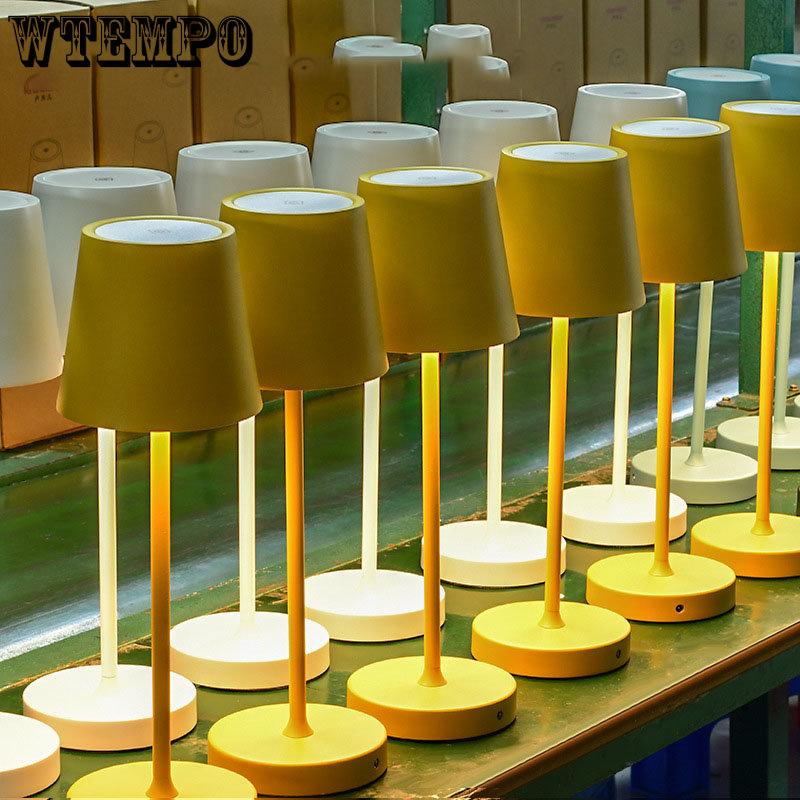 Outdoor Restaurant Bar Atmosphere Lamp Eye Protection Simple Bedside Night Lamp Table Lamp Ins