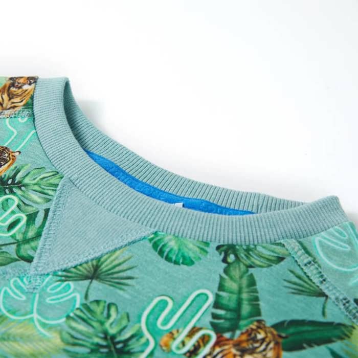 Sweatshirt for Children Light Green Blend 92/104/116/128/140