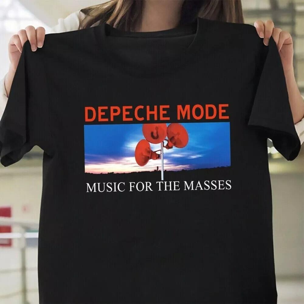 

Новая музыка Depeche Mode для масс 90-е Depeche Mode Группа Хлопковая Футболка Унисекс S