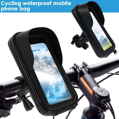 Wodoodporna torba na telefon rowerowy na kierownicę roweru, obrotowy uchwyt na telefon rowerowy 360°, etui ochronne na akcesoria do telefonu rowerowego