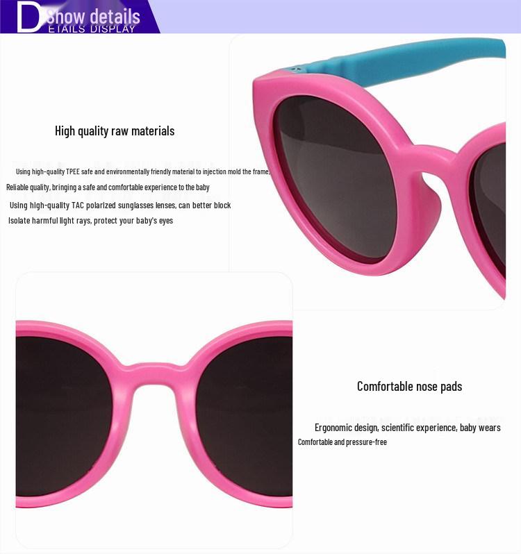 Children's Polarized Anti-UV Soft Silicone Sunglasses