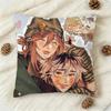 CCherry Crush Anime Doublesided Printed Square Decorative Cushion Cover for Sofa Living Room Home Decor