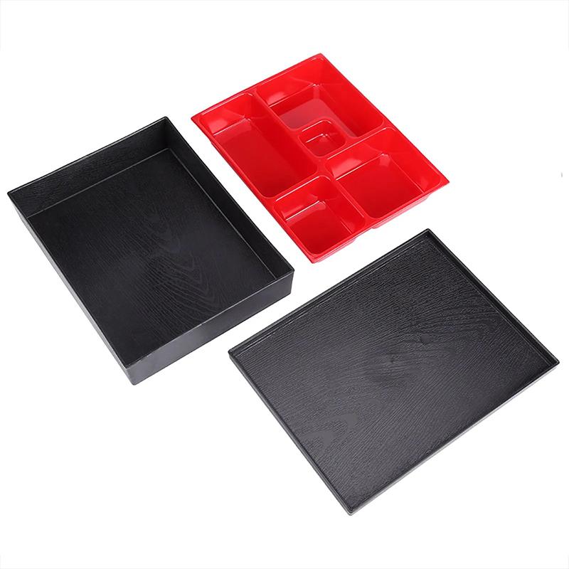Food Storage Box Japanese Bento Box Compartment Business Lunch Box Worker Lunch Tray Portable Food Container Removable