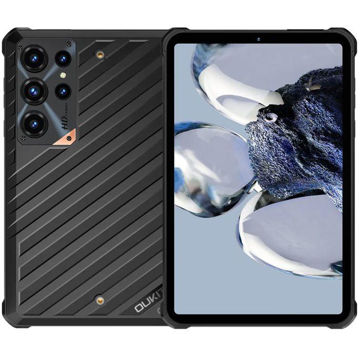 OUKITEL RT11 5G Tablet Robust 24GB+128GB 8  Display 10000mAh Akku 16MP KI Touchscreen-Tablet Android 16 Dual-SIM NFC GPS Schwarz