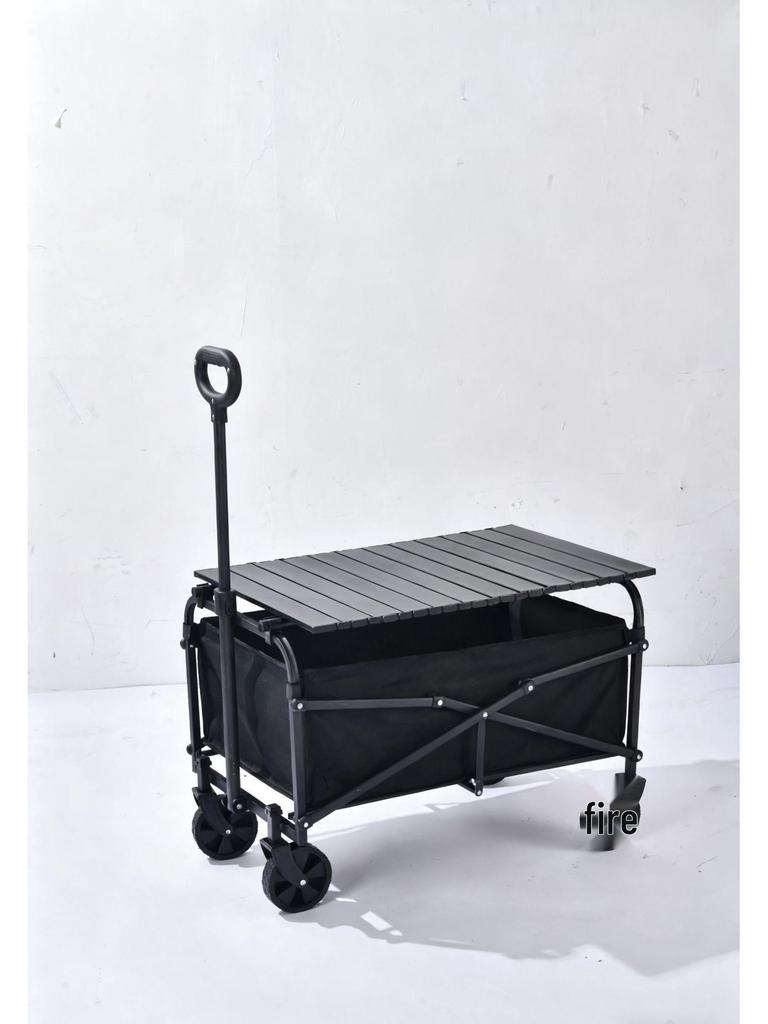 Manufacturer's Foldable Outdoor Camping Cart: Large Picnic Trailer and Children's Lying Cart