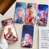 Yae Miko Animation Spiel G-Genshin I-Impact Handyhülle Für IPhone 17 Air 16 15 14 13 Pro Max 11 12 Schwarze Silikonhülle