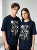 Unisex Shirt Cotton Oversize Large Size Print&Pictures Animal Pattern