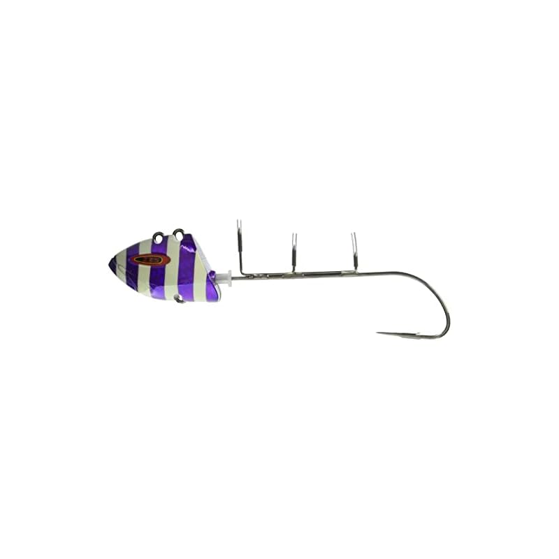 JACKALL Anchovy Dragon Tenya 60 with Spare Hook, Purple/Glow Stripe