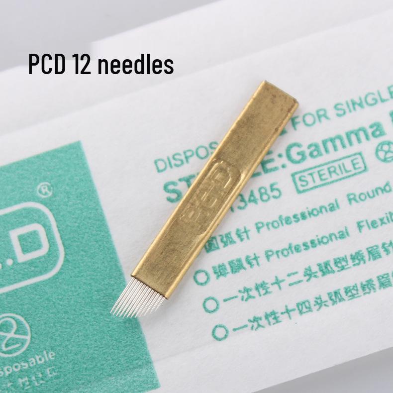 

Микроблейдинг Бровей PCD12 и U-образные 19-игольные Лезвия для Татуажа Бровей