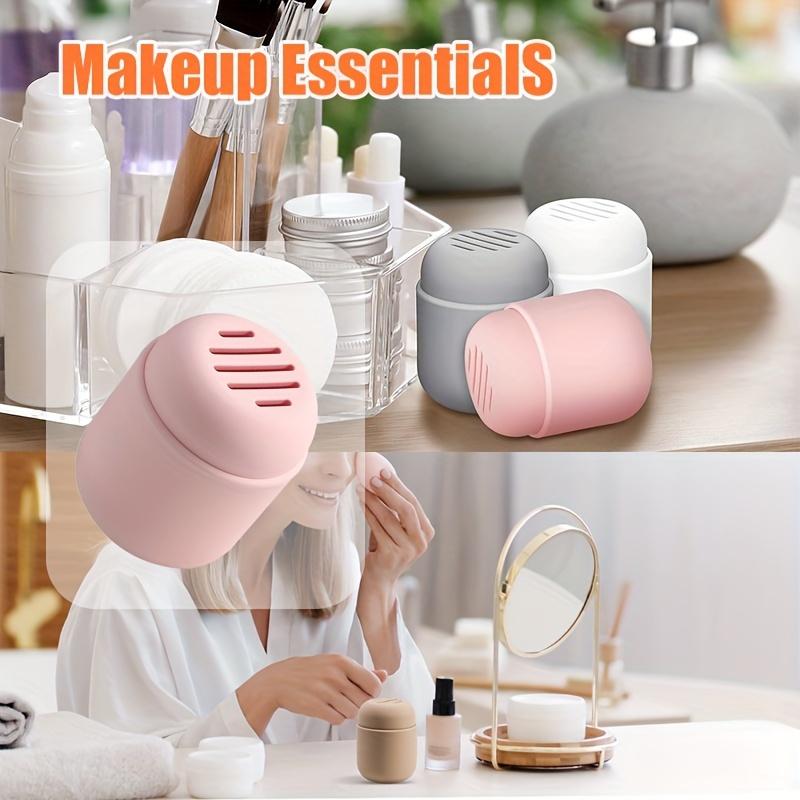 1PC Silicone Makeup Sponge Stand - Waterproof and Odorless, Double sided Ventilation Design, Quick Drying and Travel Protection
