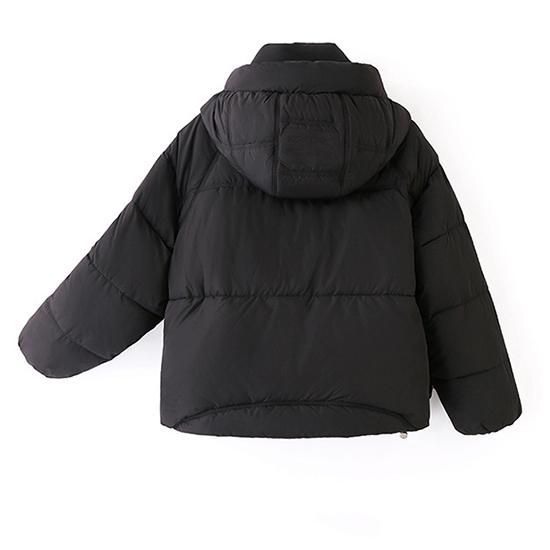 Autumn and Winter Women's Cotton Jacket, Casual Bread Jacket, Lightweight and Short Fashion Hooded Cotton Jacket