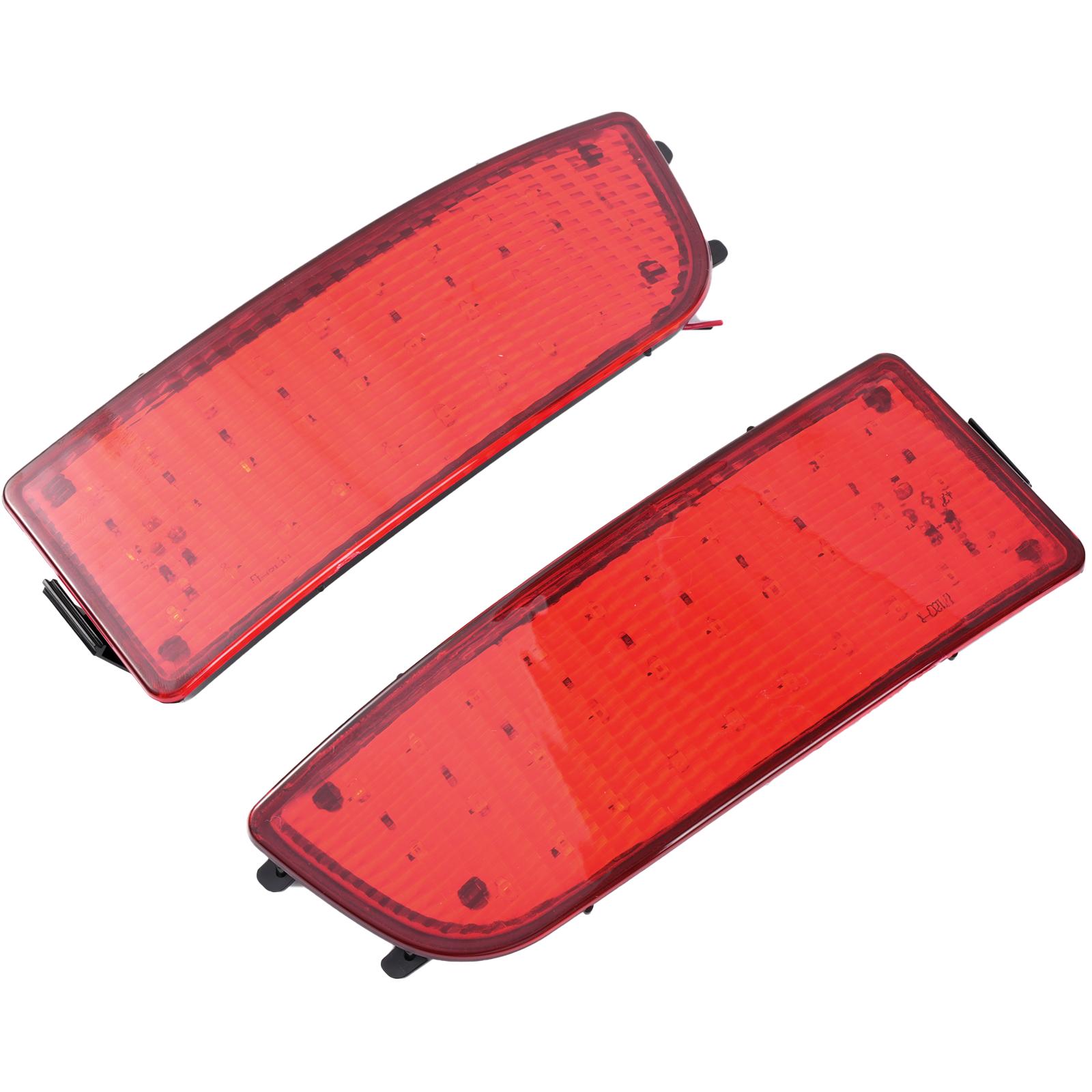 

1 пара светодиодных задних стоп-сигналов, отражателей заднего бампера для Mercedes Benz Dodge Sprinter W906 2006-2016, автомобильные аксессуары красного цвета красный