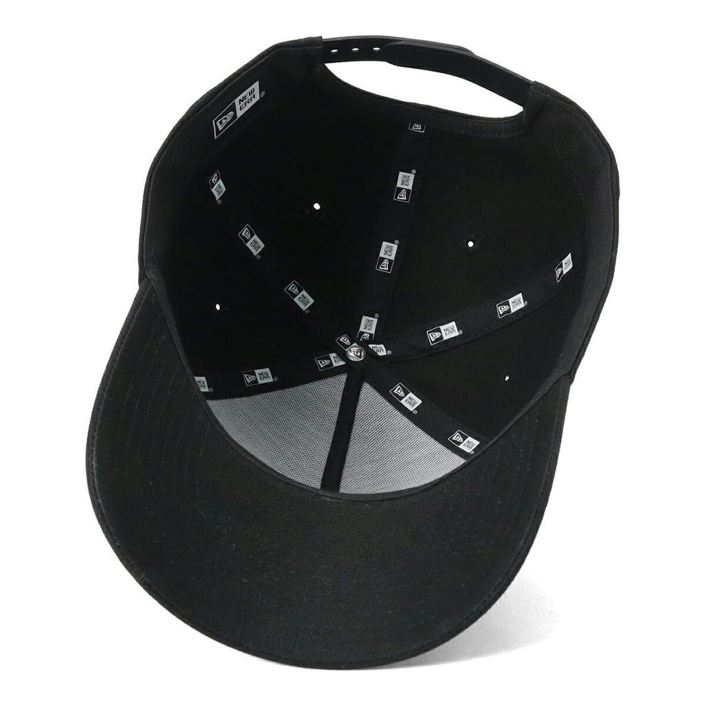 New Era Cap 9FORTYA-FRAME Metal Flag Logo Badge Cotton BlackMetallic Silver FREE 940AF METAL FLAG BLK SIL 251 14388669 NER36C5107
