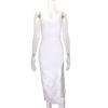 Women's Water Ripple Fashion Slit Sexy Dress