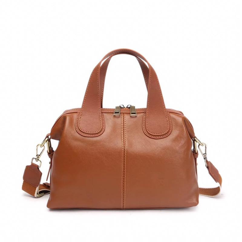 2025 Autumn Winter New Fashionable Elegant Top Layer Cowhide Bag for Women Large Capacity Handbag High-end Genuine Leather Crossbody Bag for Women