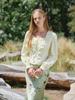 Laengaenlu Clarinda Square Neck Blouse(Clarinda)_Lemon