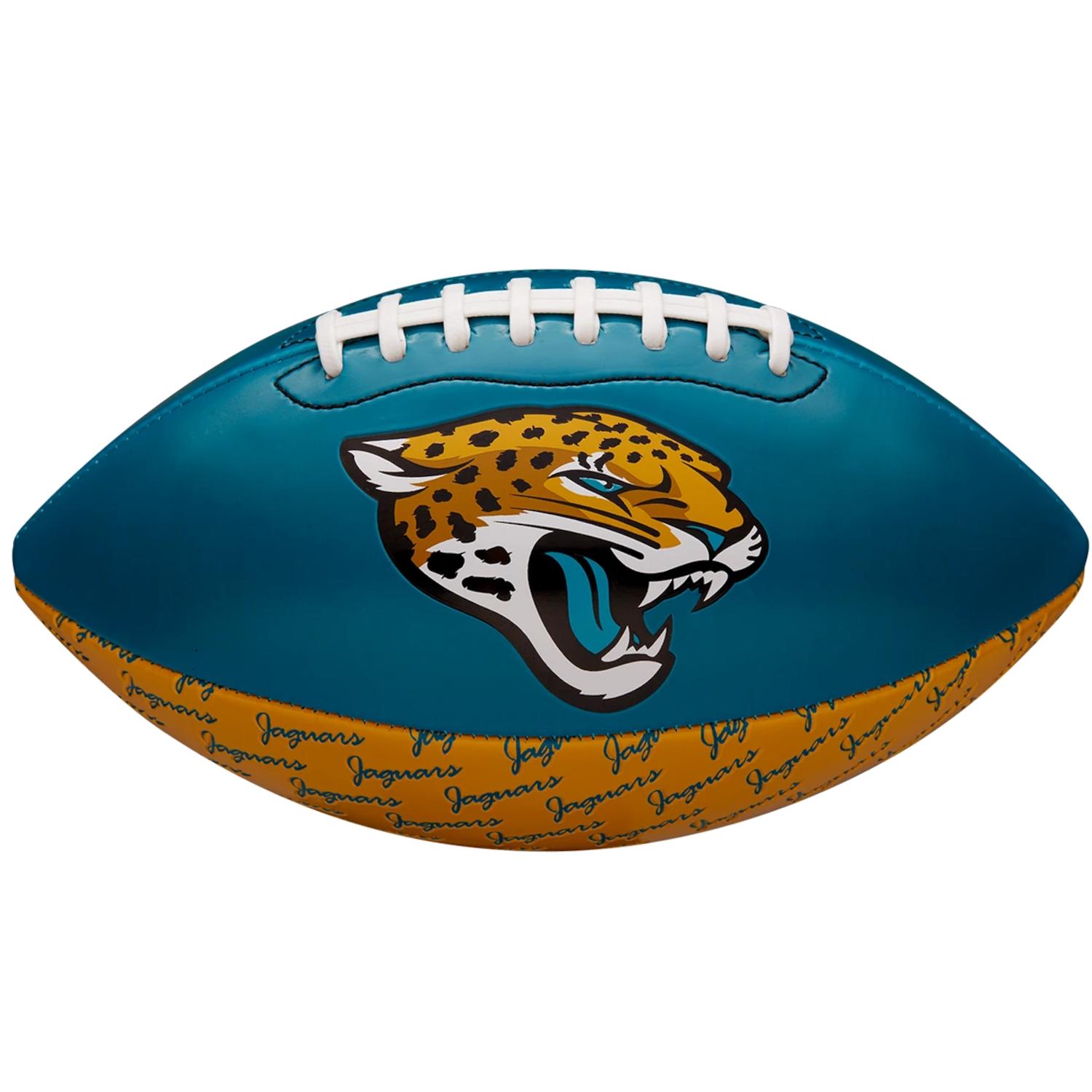 Wilson NFL Team Peewee Jacksonville Jaguars Mini Ball, Pallone da football americano unisex blu 7 blu