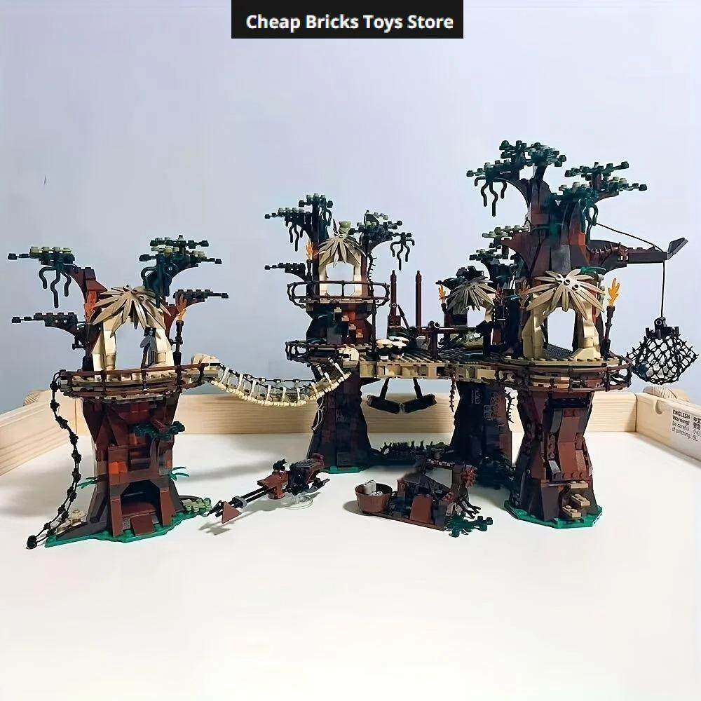 Cheapest Moc Village Bricks Building Blocks Compatible 1990pcs Space Wars Ucs Movie Dispaly Model Birthday Gifts for Teenage Toy