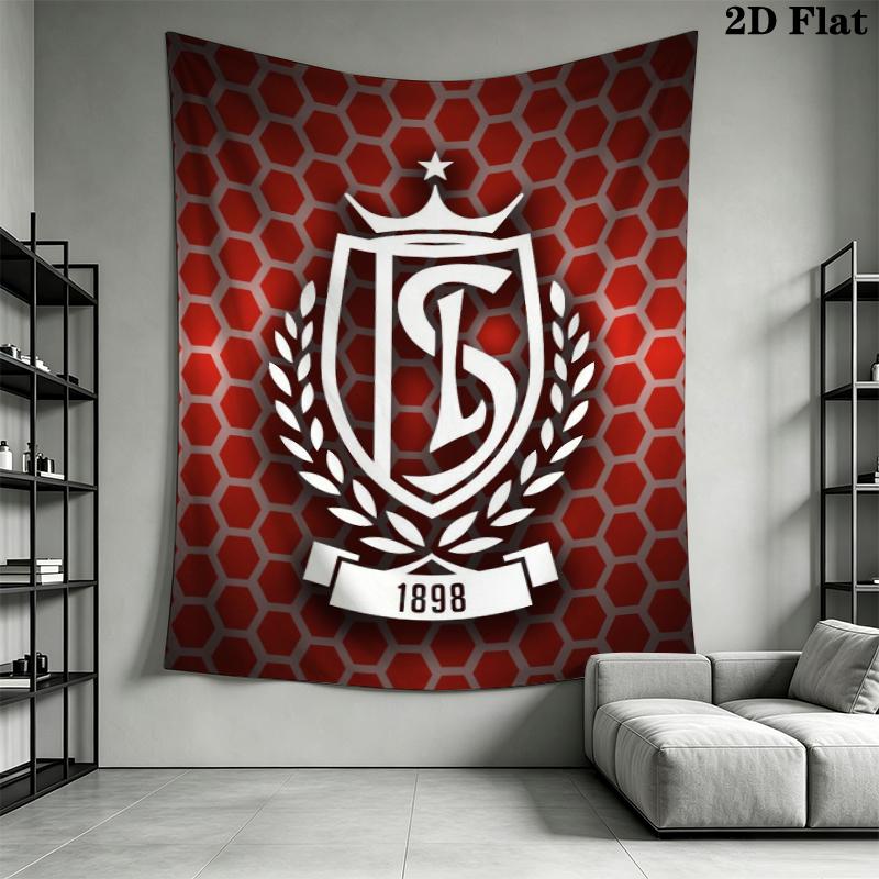 Standard de Liège Wall Tapestry Aesthetic Wall Hanging Printed Fabric Blanket Decorative Tapestries for Bedroom Living Room Home Decor